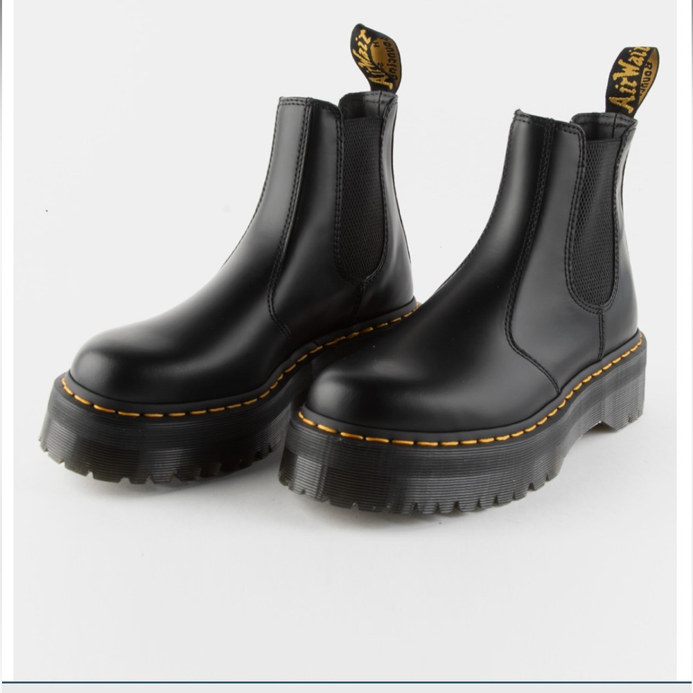 New Dr Martens 2976 Quad Black Boots Size 6